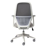 Buro Seating Mondo Soho Chair Light Grey Mesh With Arms