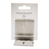 Living & Co Over the Door Hooks Silver 2 Pack