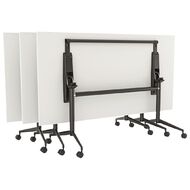 Team Flip Table 1400 x 700 White/Black