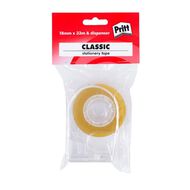 Pritt Stationery Tape 18mm x 33m On Dispenser Clear