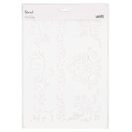 Uniti Stencil White A4