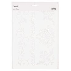 Uniti Stencil White A4
