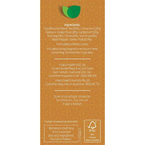 Healtheries Vanilla Chai Tea 20's