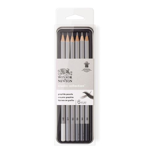 Winsor & Newton Studio Graphite Pencils 6 Pack