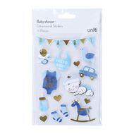 Uniti Dimensional Stickers Baby Boy