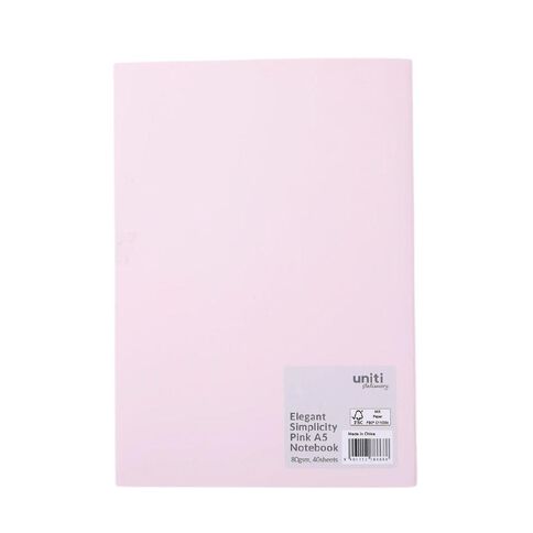 Uniti Stationery Elegant Simplicity A5 Notebook