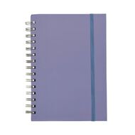 Uniti Floral A5 Spiral Notebook Purple Mid A5