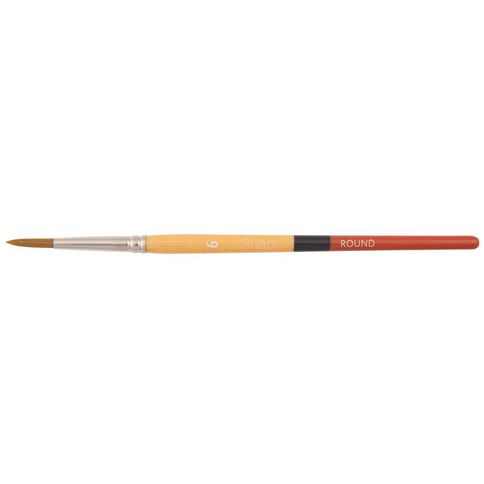Princeton Snap Brush Short Handle Taklon Round 6 Gold