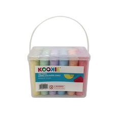 Kookie Jumbo Sidewalk Chalk Assorted 24 Pack