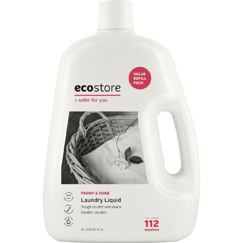 Ecostore Laundry Liquid Peony & Rose 4L