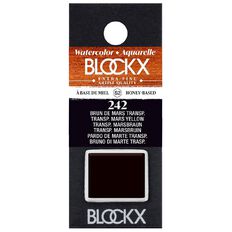 BLOCKX Watercolour Half Pan S2 242 Transparent Mars Brown Brown