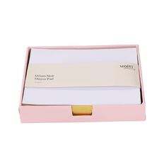Uniti Stationery Urban Noir Rectangle Memo Pad Pink