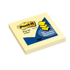 Post-It Pop-Up Notes 76mm x 76mm Canary Yellow