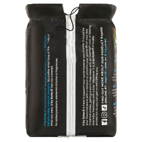 U By Kotex Ultrathin Pads Regular No Wings 14 Pack
