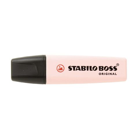 Stabilo Boss Highlighter Pastel Blush Pink Mid