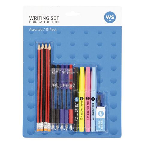 WS Writing Pack Assorted 15 Pack