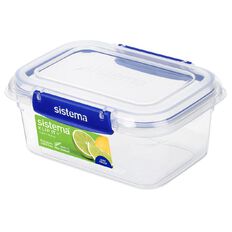 Sistema Klip It Plus Rectangular Container Blue 1L