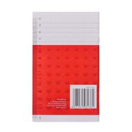 WS Notebook 5B1 Index 7mm 32 Leaf Red Mid