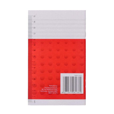 WS Notebook 5B1 Index 7mm 32 Leaf Red Mid