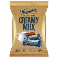 Whittaker's Mini Slab Creamy Milk Share Pack 12 Pack