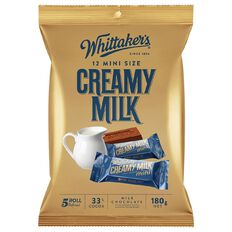 Whittaker's Mini Slab Creamy Milk Share Pack 12 Pack