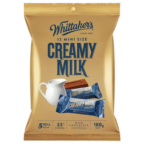 Whittaker's Mini Slab Creamy Milk Share Pack 12 Pack