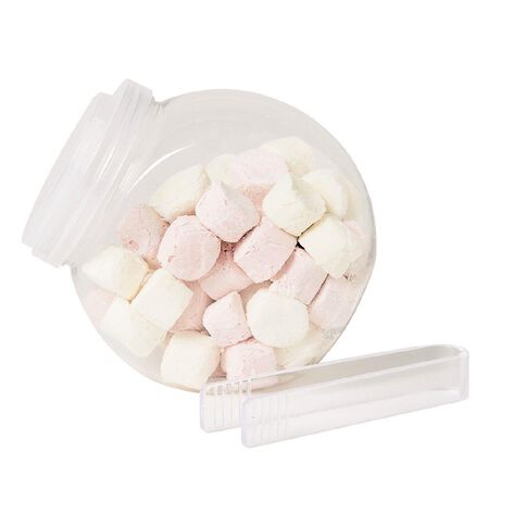 Party Inc Plastic Lolly Jar with Tongs 16cm