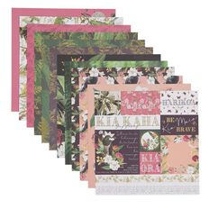 Uniti Kiwi Collective Paper Pad 12in x 12in 12 Sheets Multi-Coloured