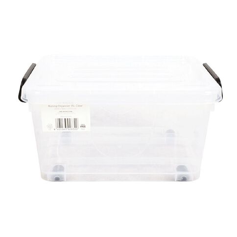 Living & Co Rolling Organiser Clear 13L