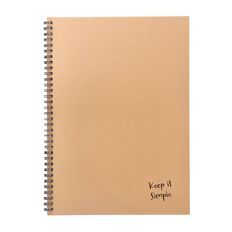 WS Spiral Notebook Beige A4