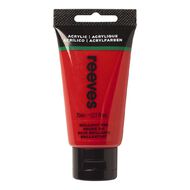 Reeves Fine Acrylic Paint Brilliant Red 75ml