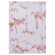 Uniti Stationery Marble Pink Notebook A5
