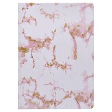 Uniti Stationery Marble Pink Notebook A5