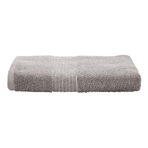 Living & Co Manhattan Bath Towel Alloy 135cm x 65cm