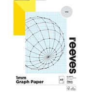Reeves Graph Pad 1mm 70gsm 40 Sheets A3