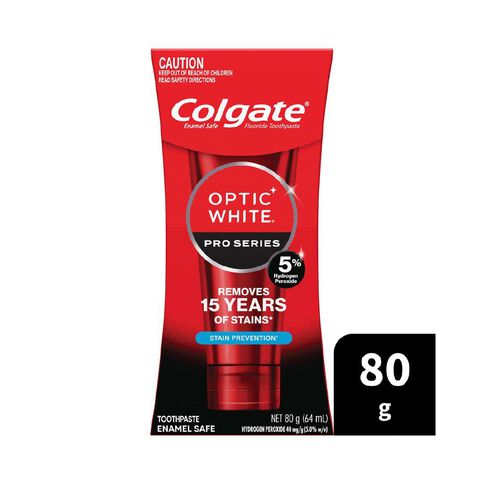 Colgate Optic White Pro Series Stain Shield Toothpaste 80g