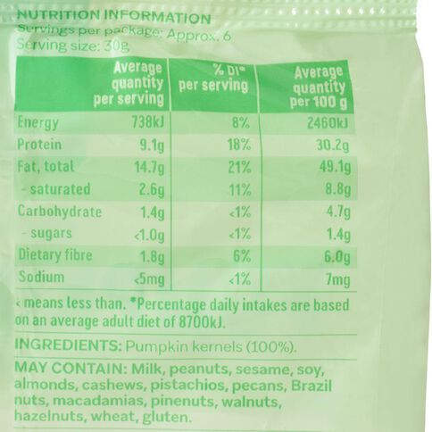 Market Kitchen Pumpking Seeds Natural 200g