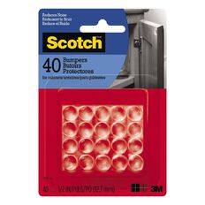 Scotch SP951-NA Clear Bumpers Round 40 Pack 12mm 12mm