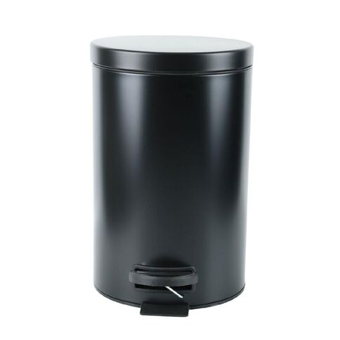 Living & Co Pedal Bin Black 12L
