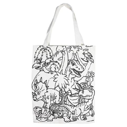 Splat Planet Large Dinosaur Colour-in Bag With 10 Magic Pens