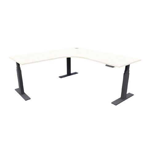 Zealand Electric Height Adjustable Workstation 1800 x 700 Coastal Elm