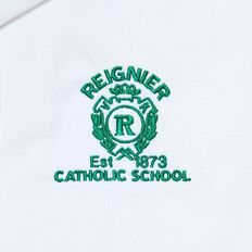 Schooltex Reignier Catholic School Short Sleeve Blouse with Embroidery