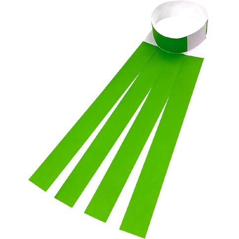 Impact Wristbands Green 50 Pieces