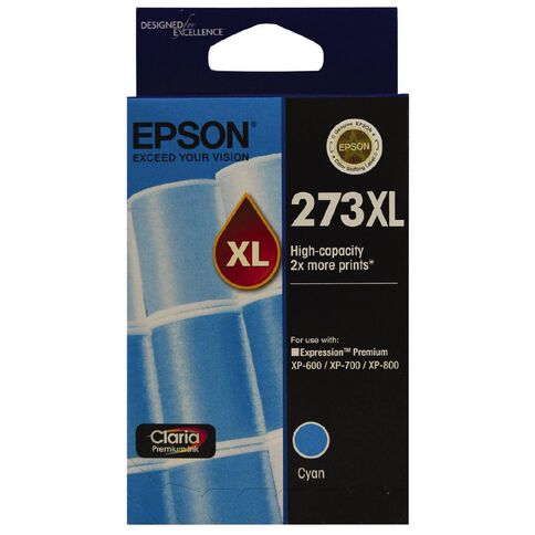 Epson Ink 273XL Cyan (650 Pages)