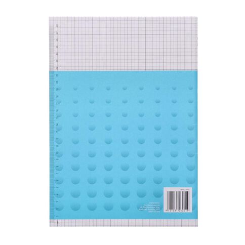 WS Exercise Book 1J8 5mm Quad 36 Leaf Blue