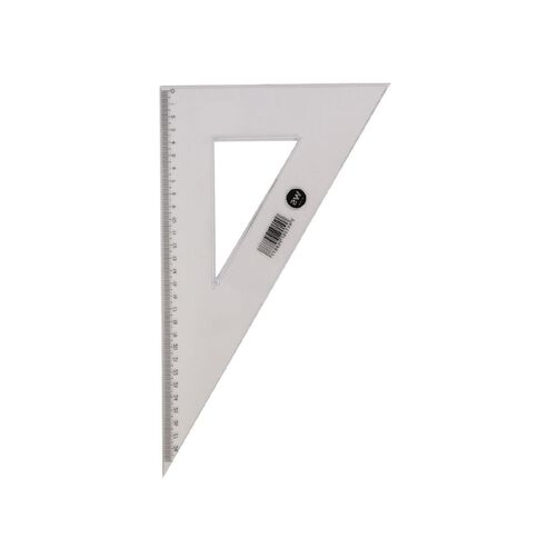 WS 30 & 60 Degree Set Square Clear 32cm
