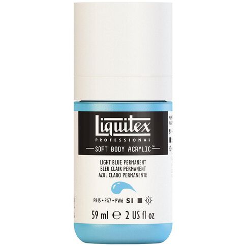 Liquitex Soft Body S1 Acrylic Paint Light Blue