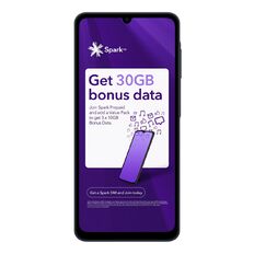 Samsung Galaxy A07 4G with Spark and Skinny SIM Black