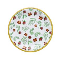 Wonderland Poinsettia Plates 23cm 8 Pack