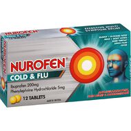 Nurofen Cold & Flu PE Tablets Limit of 2 Per Customer